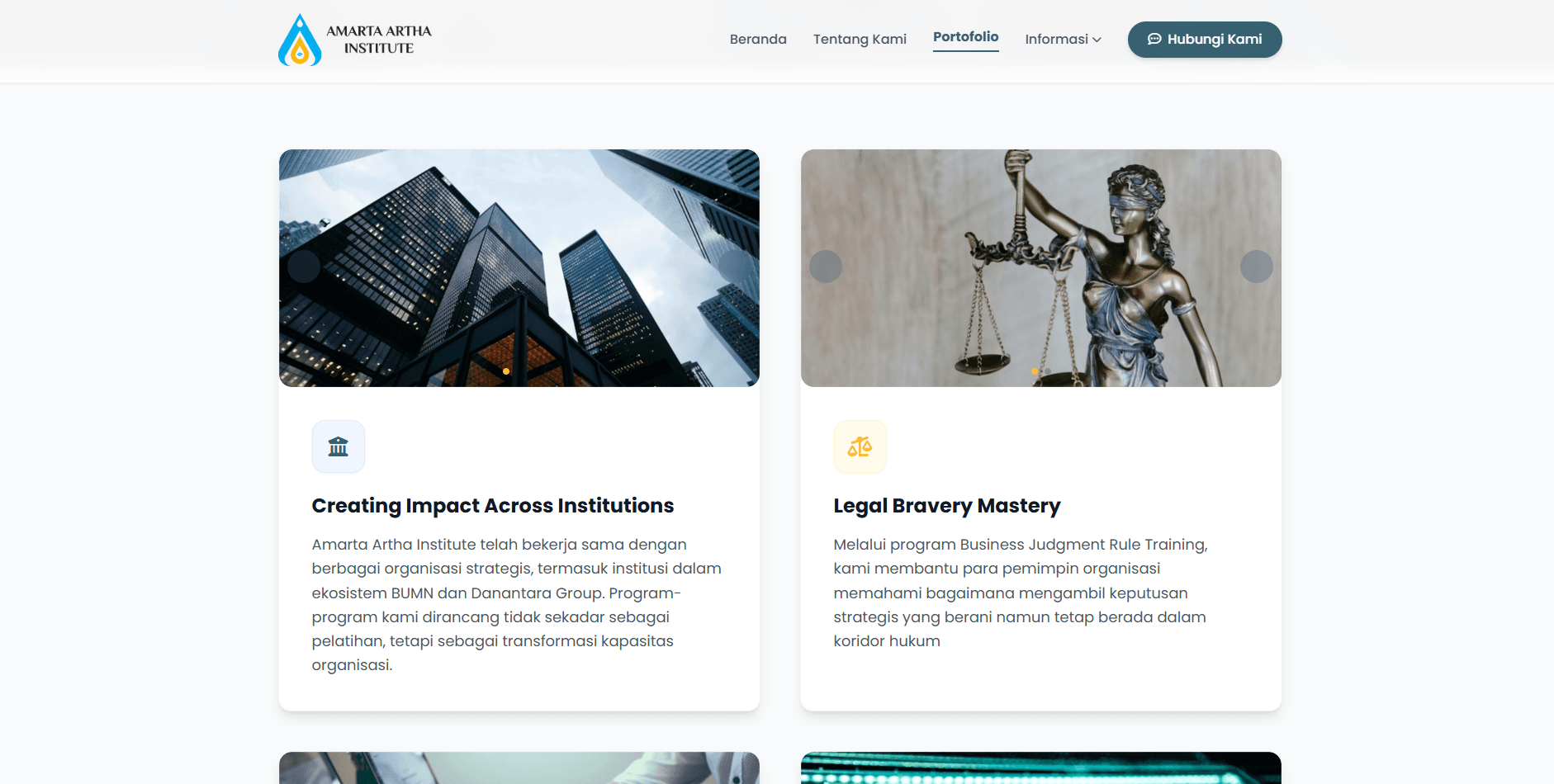 Law Institution Website - View 2