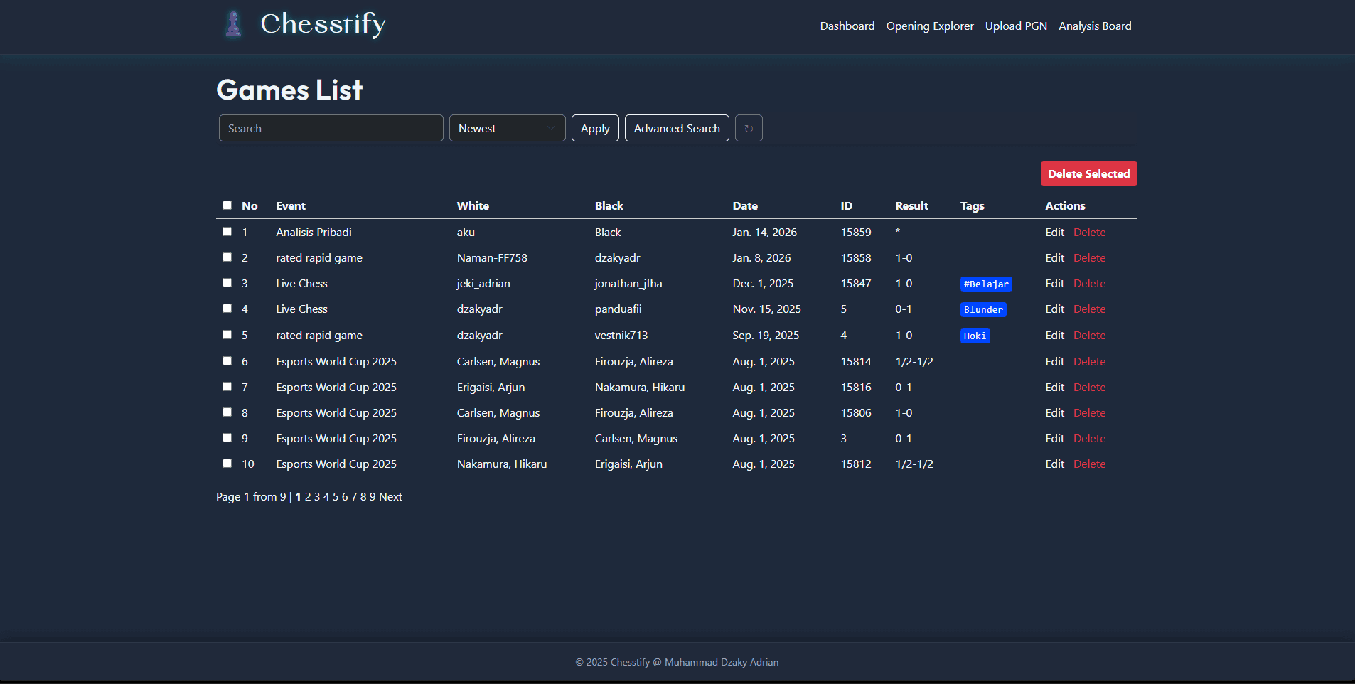 Chesstify - View 2