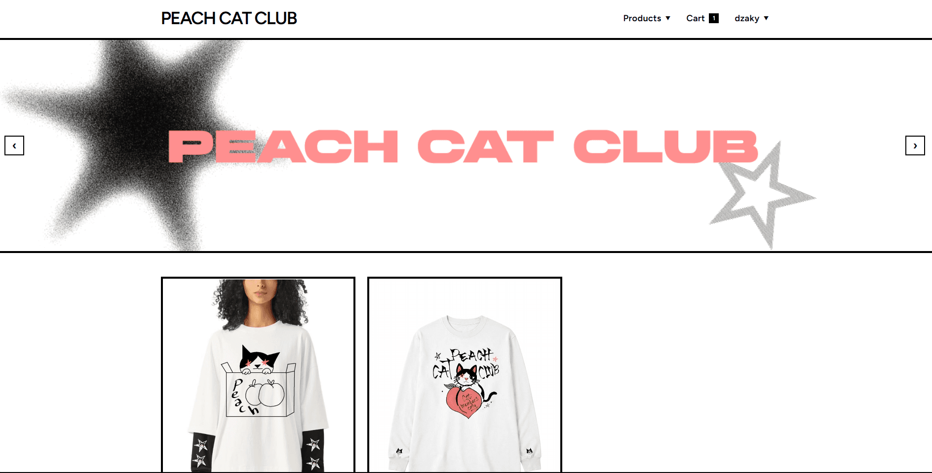 Peach Cat Club Shop